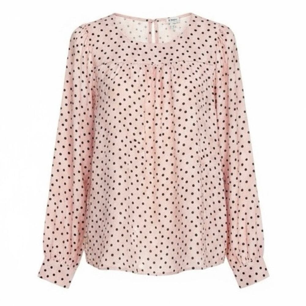J.Crew XS Cheetah Print Puff Sleeve Blouse AG681 Tunic Top